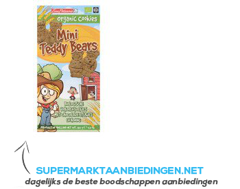 Organics Mini teddy bears biologisch aanbieding