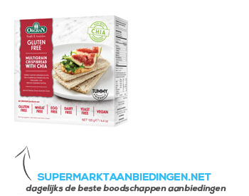 Orgran Multigrain crispibread with chia aanbieding