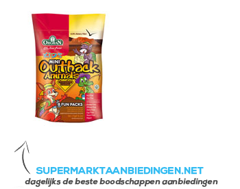 Orgran Outback animals chocolade aanbieding