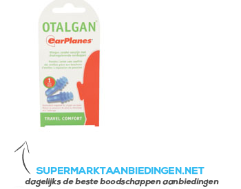 Otalgan Earplanes volwassen aanbieding