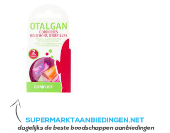 Otalgan Oordopjes comfort aanbieding