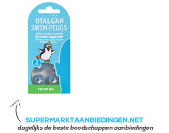 Otalgan Swim plugs aanbieding