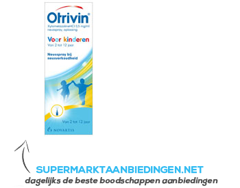 Otrivin Neusspray kinderen 2-6 jaar aanbieding