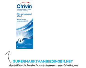 Otrivin Neusspray vanaf 6 jaar aanbieding