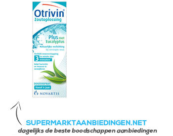 Otrivin Plus eucalyptus (neusspray) aanbieding