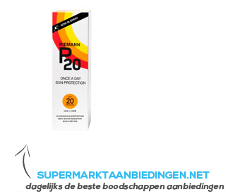 P20 Zonnebrand SPF 20 spray aanbieding