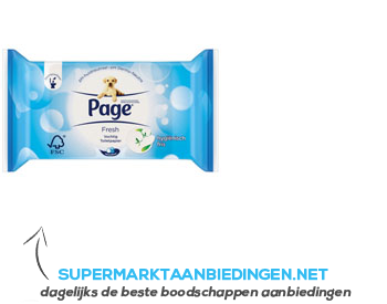 Page Vochtig toiletpapier fresh navul aanbieding