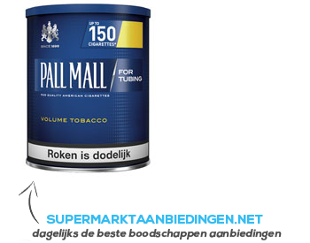 Pall Mall Volume tobacco blue aanbieding