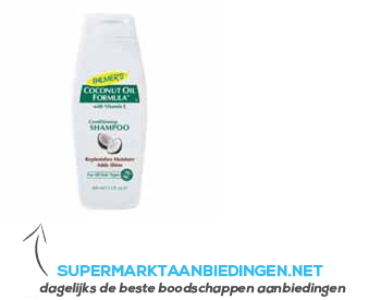 Palmer’s Coconut oil formula conditioning shampoo aanbieding