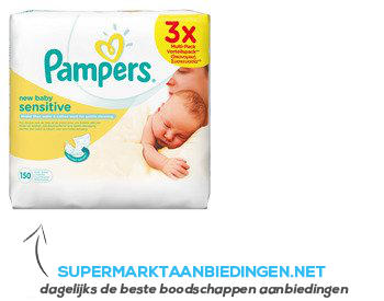 Pampers Billendoekjes sensitive aanbieding