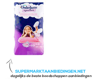 Pampers Girl underjams pyjamabroekjes S/M aanbieding