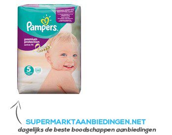 Pampers Luiers active fit junior 5 aanbieding