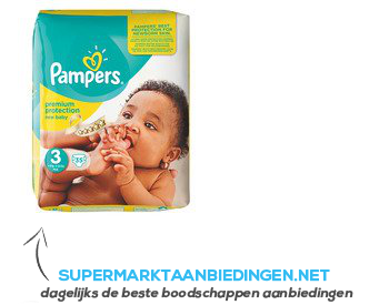 Pampers Luiers new baby midi 3 aanbieding