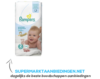 Pampers Luiers new baby sensitive mini 2 aanbieding