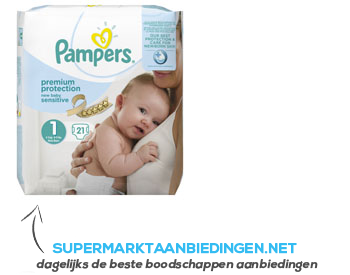 Pampers Luiers new baby sensitive newborn 1 aanbieding