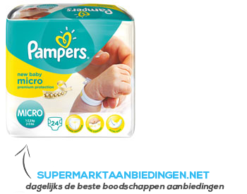 Pampers New baby micro aanbieding