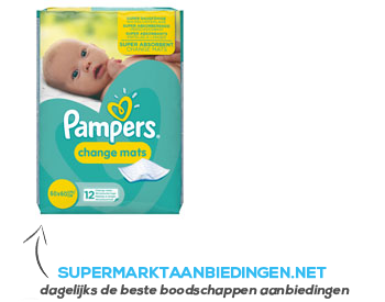 Pampers Verschoonmatjes aanbieding