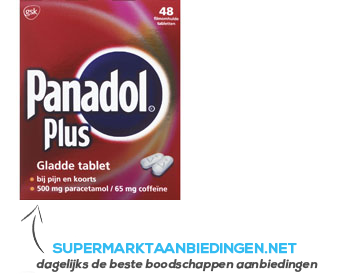 Panadol Plus gladde tabletten aanbieding