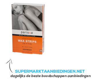 Parissa Wax strips body and legs aanbieding