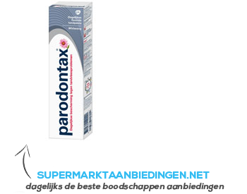 Parodontax Dagelijks fluoride tandpasta whitening aanbieding