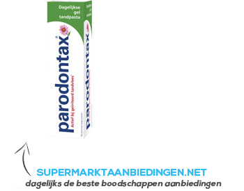 Parodontax Fluoride gel tandpasta aanbieding