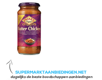 Patak's Butter chicken saus aanbieding