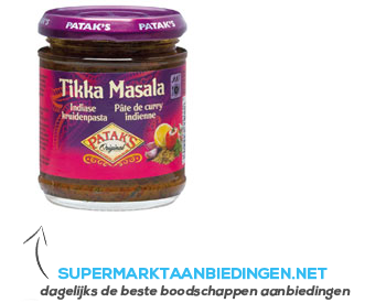 Patak`s Mild curry paste aanbieding