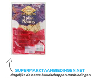 Patak’s Naanbrood naturel aanbieding