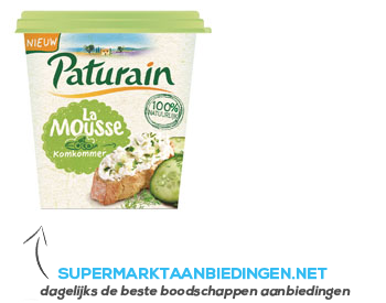 Paturain La mousse komkommer aanbieding