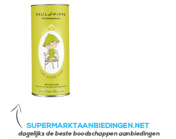 Paul and Pippa Organic lime aanbieding