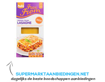 Peak’s Lasagne glutenvrij aanbieding