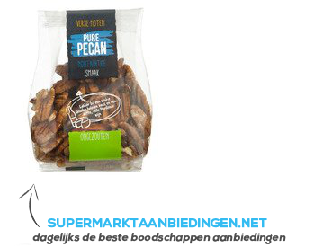 Pecannoten ongezouten aanbieding