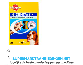 Pedigree Dentastix medium aanbieding