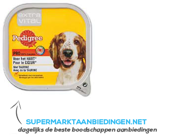 Pedigree Extra vital voor het hart aanbieding