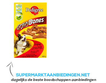 Pedigree Gravy bones aanbieding