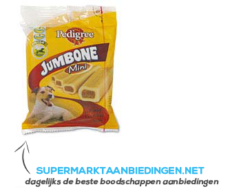 Pedigree Jumbone mini kip aanbieding