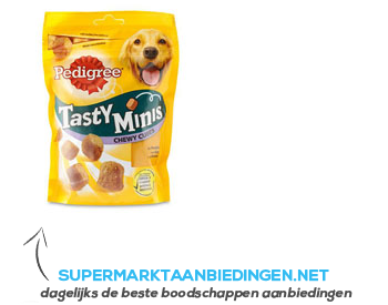 Pedigree Tasty mini chewy cubes aanbieding