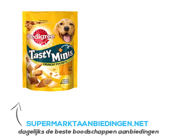 Pedigree Tasty mini crunchy pockets aanbieding