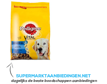 Pedigree Vital senior kip en rijst aanbieding