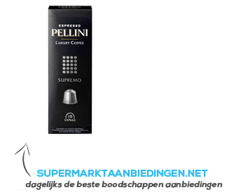 Pellini Supremo aanbieding