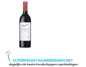 Penfolds Koonunga Hill Shiraz Cabernet Sauvignon aanbieding