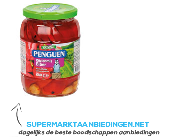 Penguen Roasted red bell peppers aanbieding