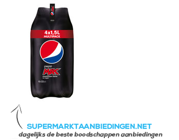 Pepsi Cola max multipack aanbieding