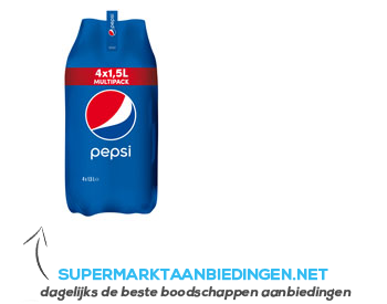 Pepsi Cola multipack aanbieding