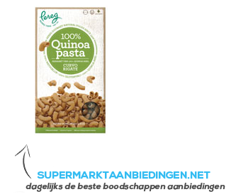 Pereg Quinoa pasta curvo rigate aanbieding