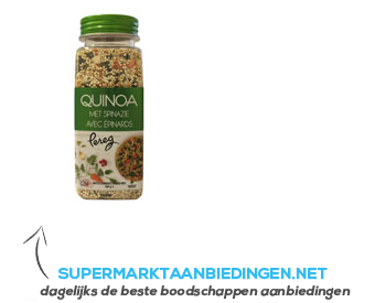 Pereg Quinoa spinach aanbieding