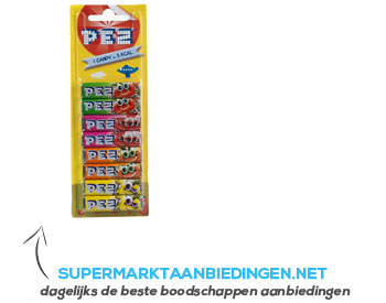 Pez Candy refill fruit aanbieding