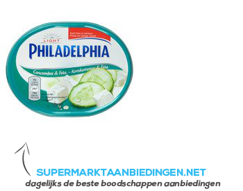 Philadelphia Light feta-komkommer
