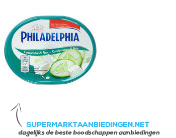 Philadelphia Light feta-komkommer aanbieding