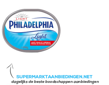 Philadelphia Light frisse en romige smaak aanbieding